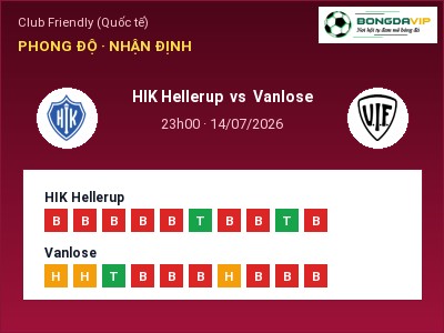 Nhận định bóng đá HIK Hellerup vs Vanlose (23h00, 14/07): Cửa trên gọi tên chủ nhà