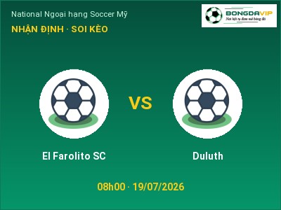 Nhận định bóng đá El Farolito SC vs Duluth (08h00, 19/07): Khó cho đội khách